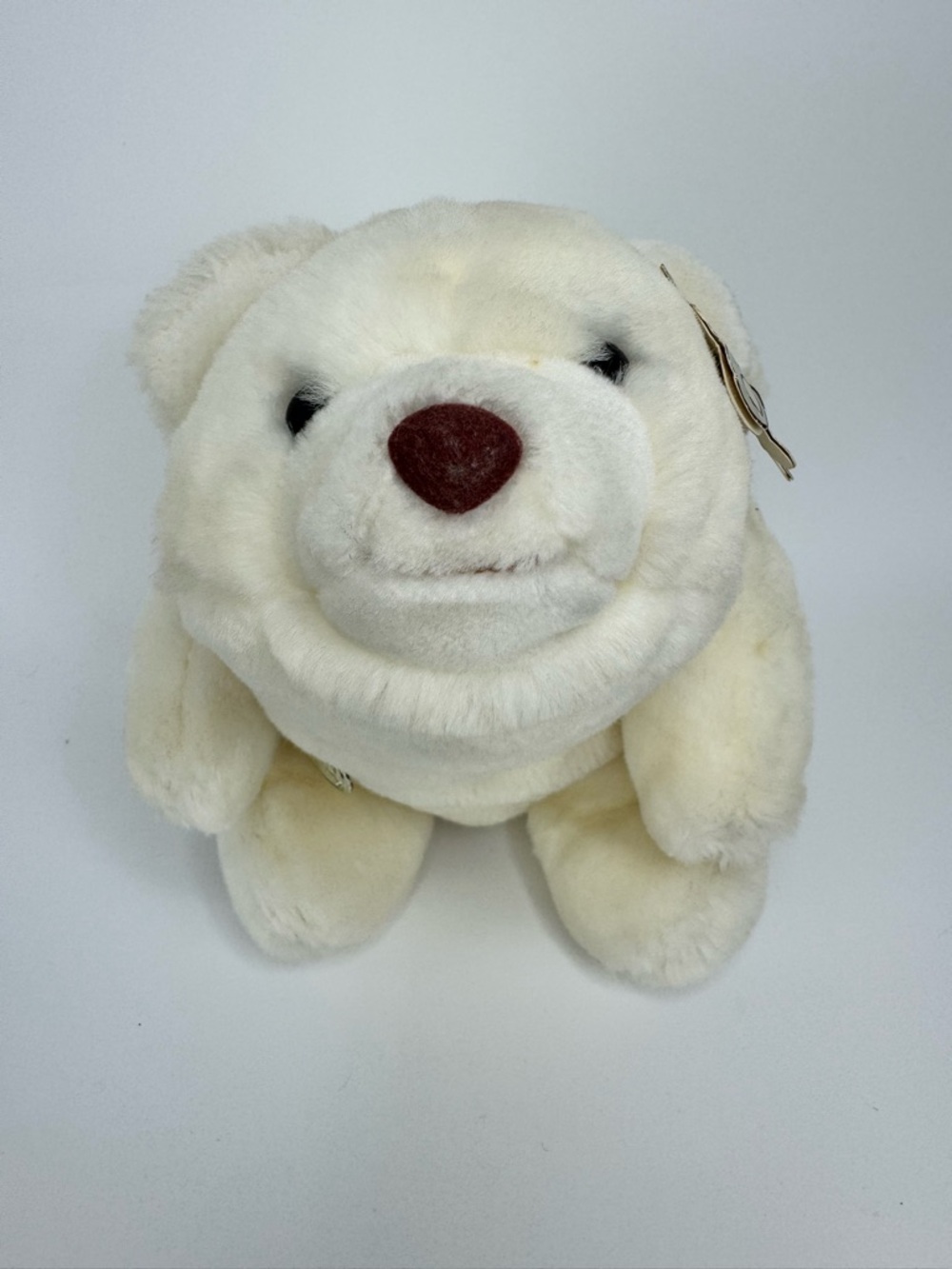 Gund Vintage Snuffles Cream Plush Bear with Brown Nose 1980 10"